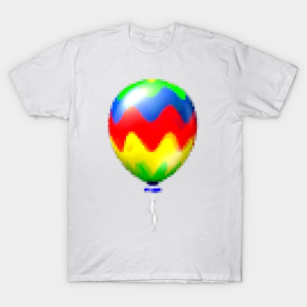 Rainbow Balloon Sprite T-Shirt by SpriteGuy95